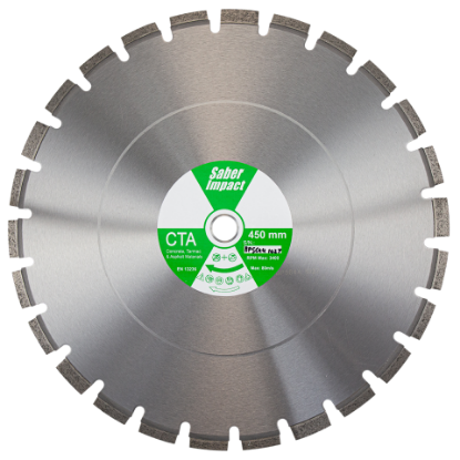 Picture of Saber CTA Premium Concrete & Asphalt Diamond Blade (450mm x 25mm)