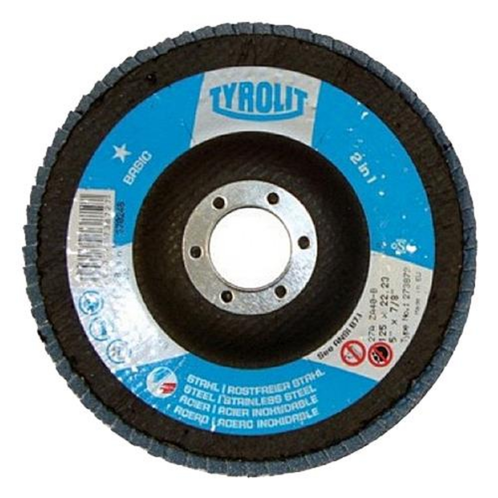 Picture of Tyrolit Flap Disc Zirc Conical ZA120-B (150mm)