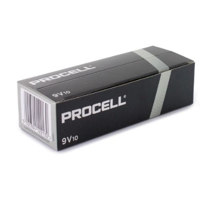 Picture of DURACELL PROCELL BATTERIES 9V PACK 10