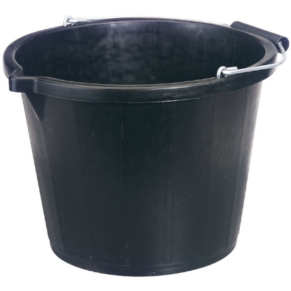 Picture of Draper Plastic Bucket - Black (14.8L)