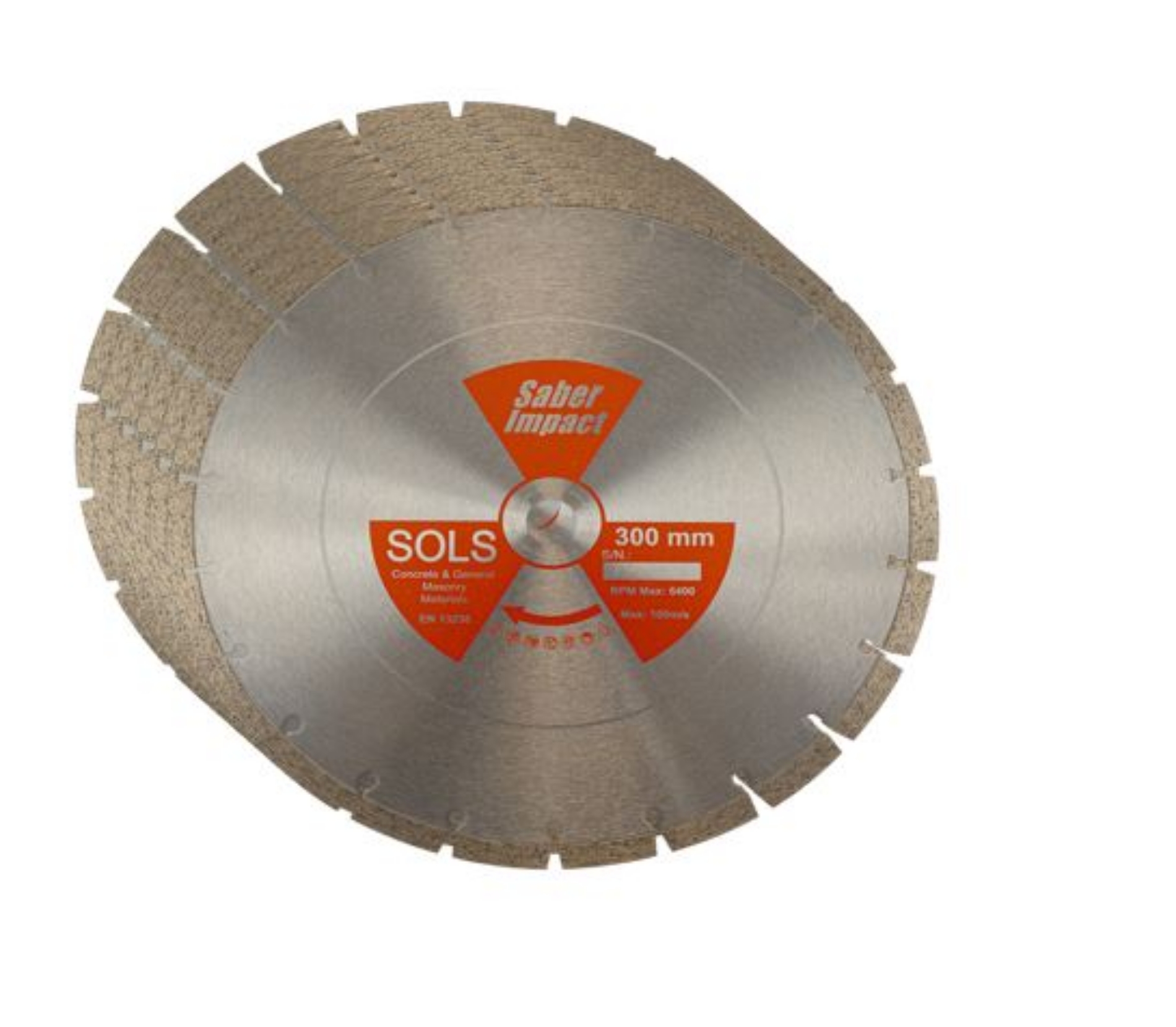 Picture of Saber Sols Solar Sintered Diamond Blade BUY 10 GET 1 FREE (300mm x 20mm)