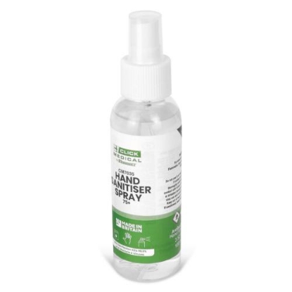 Picture of Click Medical 75% Alcohol Hand Sanitiser Spray 100ml