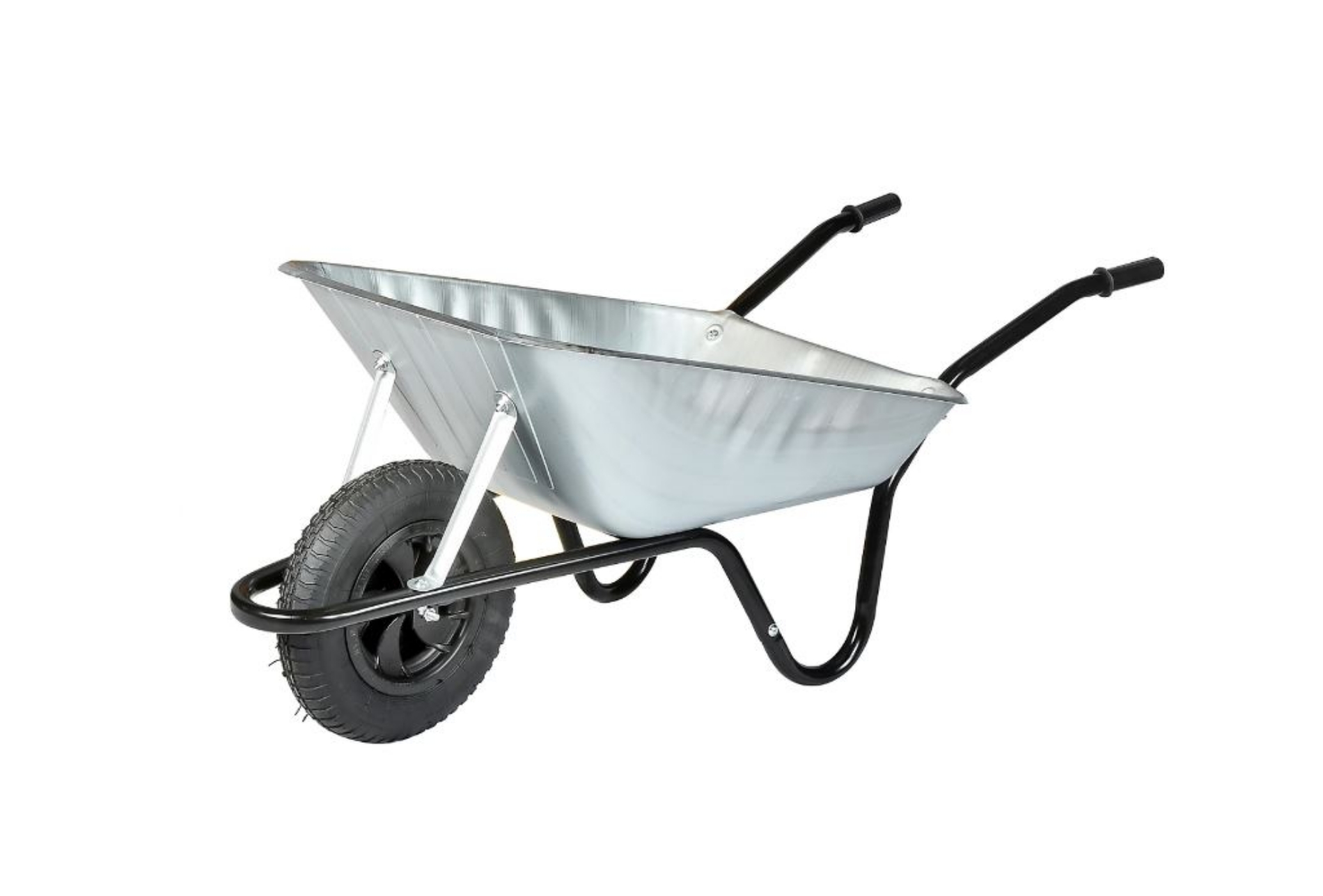 Picture of WALSALL 85L GALVANISED HEAVY-DUTY BUILDER'S WHEELBARROW